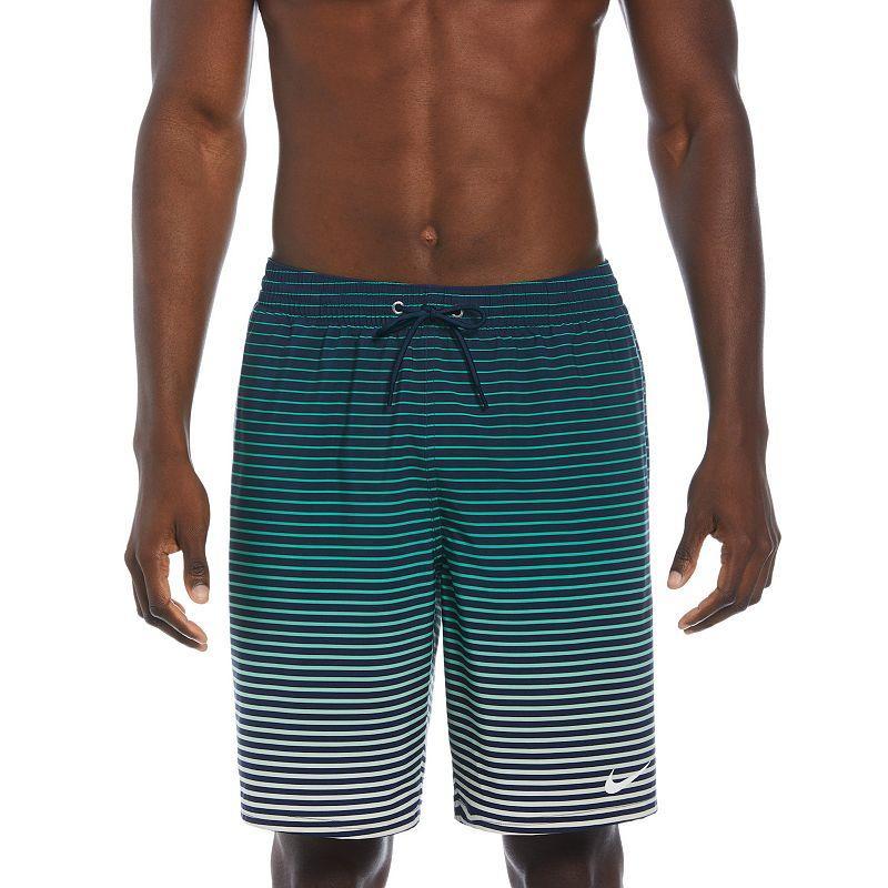 Mens Nike 9-in. Stripe Breaker Swim Trunks Product Image