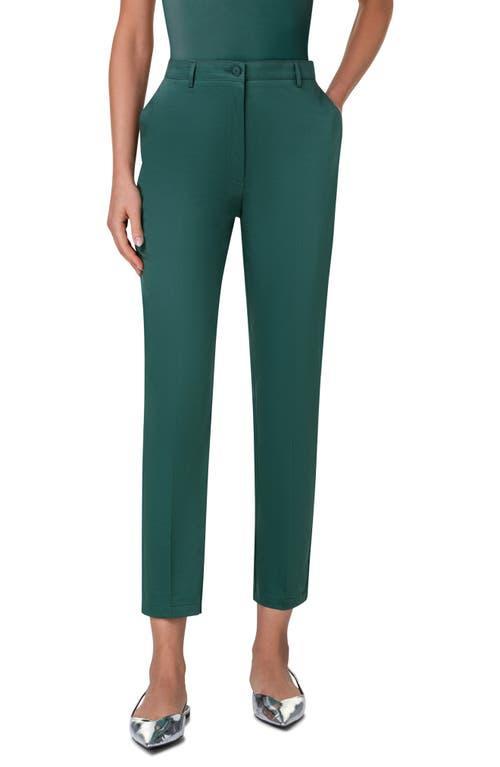 Akris punto Fred Stretch Cotton Tapered Ankle Pants Product Image