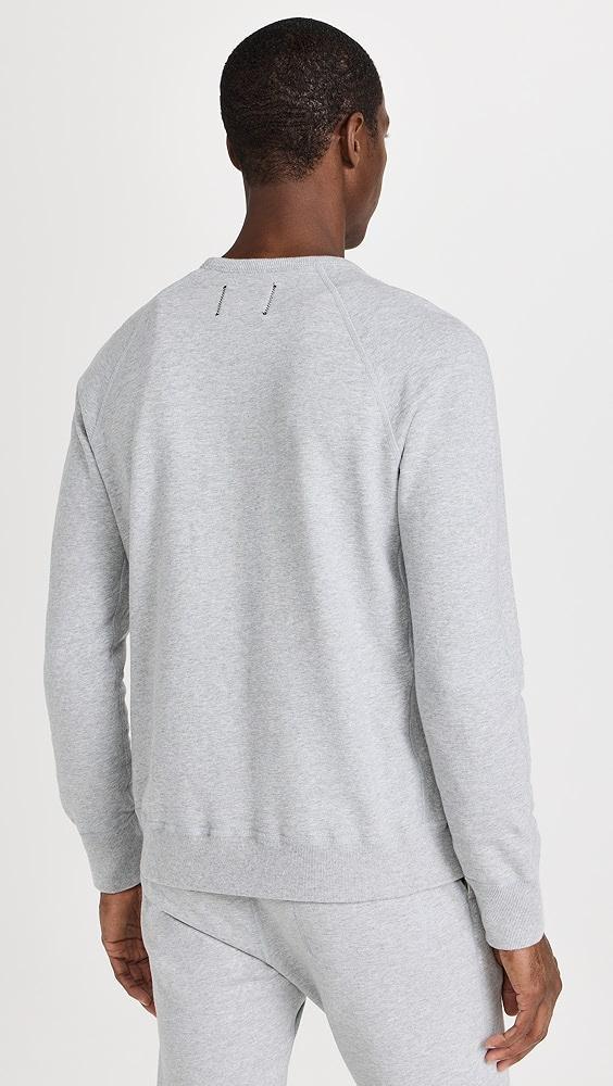 Reigning Champ Midweight Terry Slim Crewneck | Shopbop Product Image