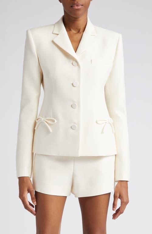 Valentino Garavani Bow Detail Crepe Couture Jacket Product Image