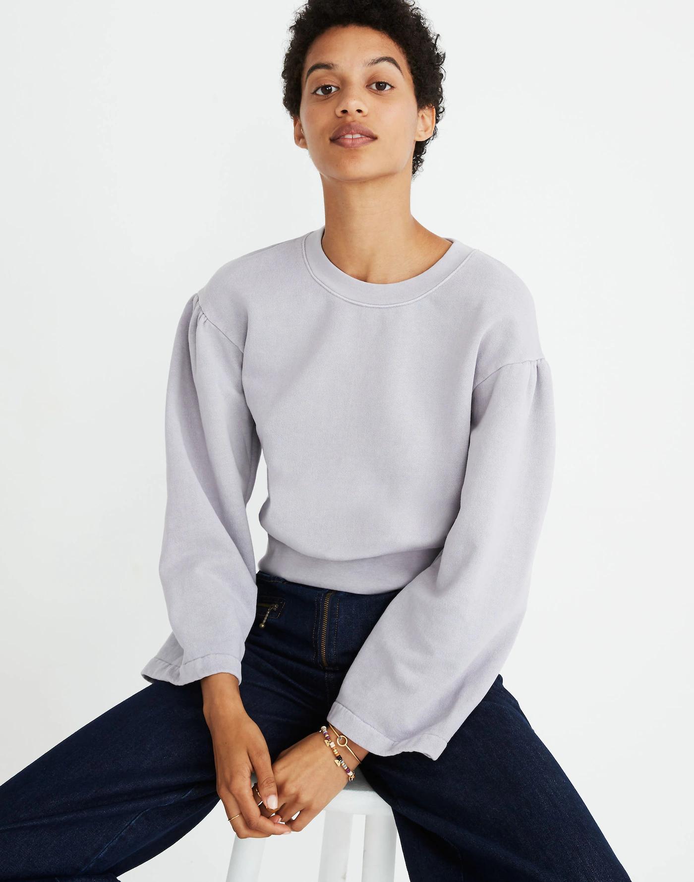 Madewell x Karen Walker® Garment-Dyed Sweatshirt Product Image