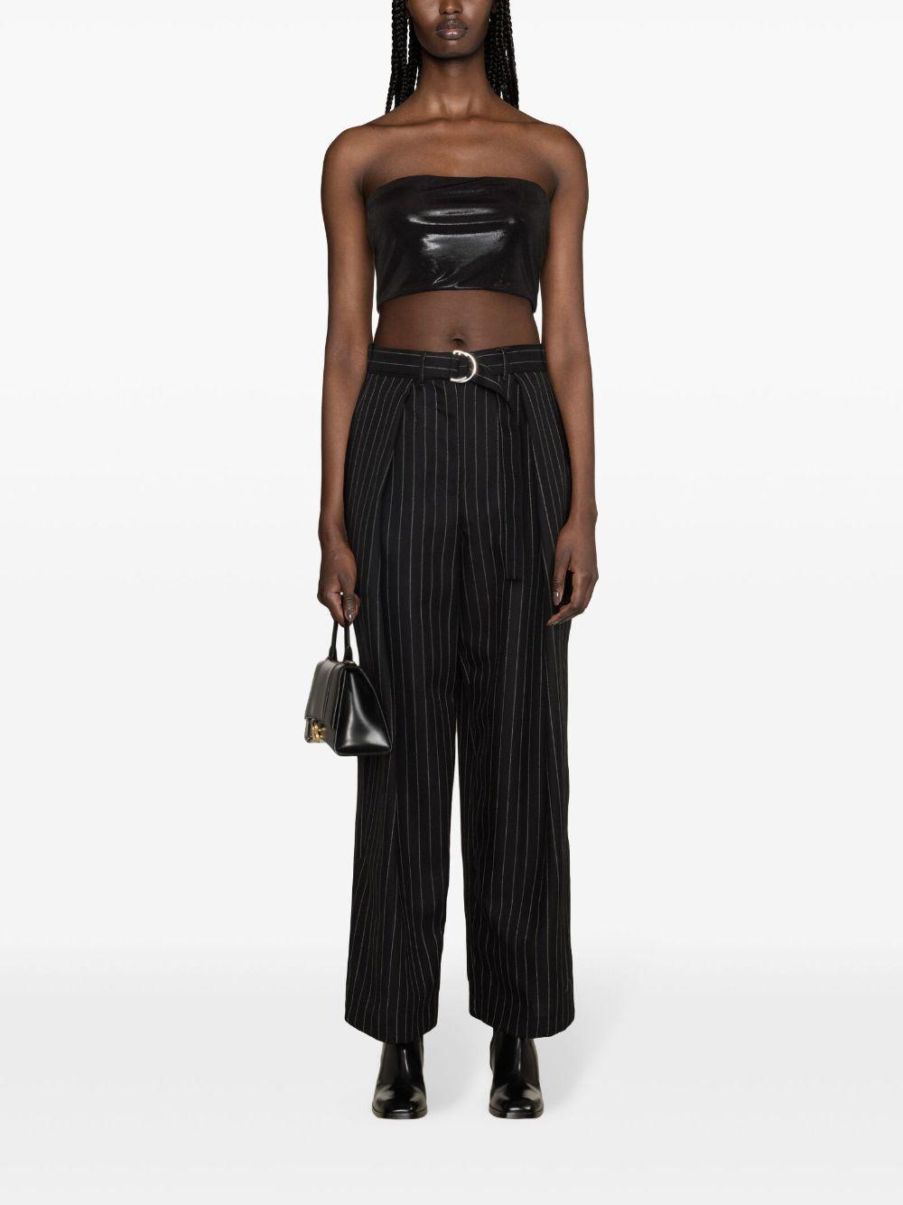 NORMA KAMALI Strapless Cropped Top In Black Product Image