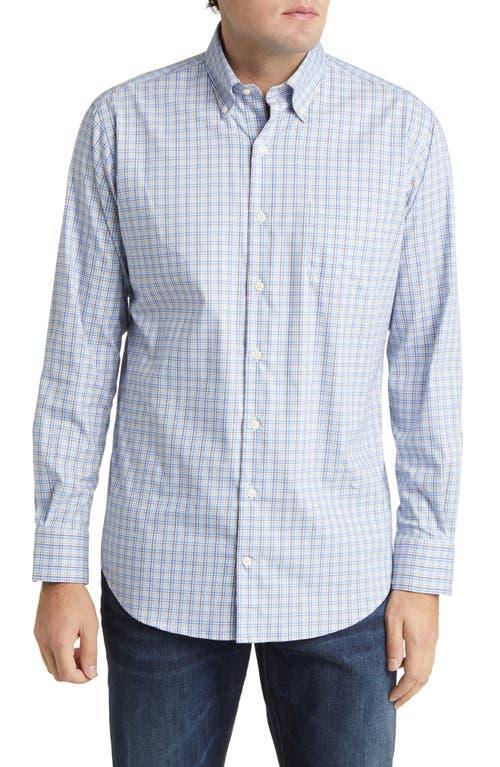 Peter Millar Cutler Crown Lite Plaid Stretch Button-Down Shirt Product Image