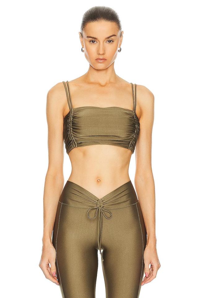 Bananhot Anya Sports Bra in Olive. Product Image