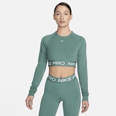 Nike Pro Women's Dri-FIT Cropped Long-Sleeve Top Product Image