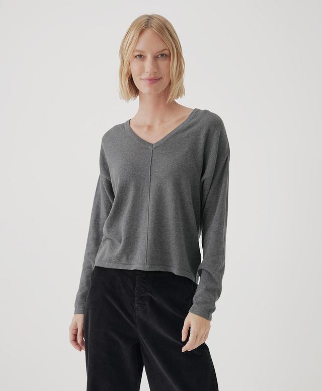 Womens Classic Fine Knit Relaxed Sweater 2XL Product Image