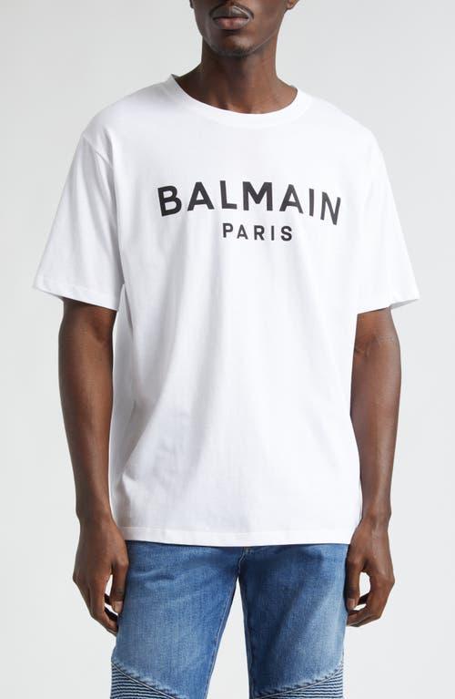 Balmain Organic Cotton Logo Graphic T-Shirt Product Image