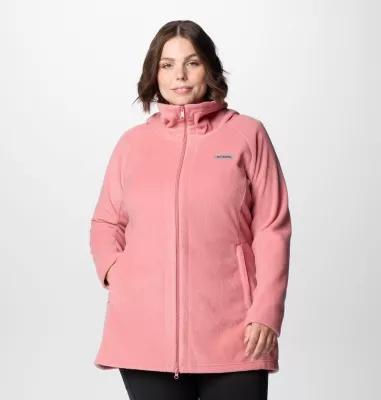 Columbia Women s Benton Springs II Long Fleece Hoodie - Plus Size- Product Image