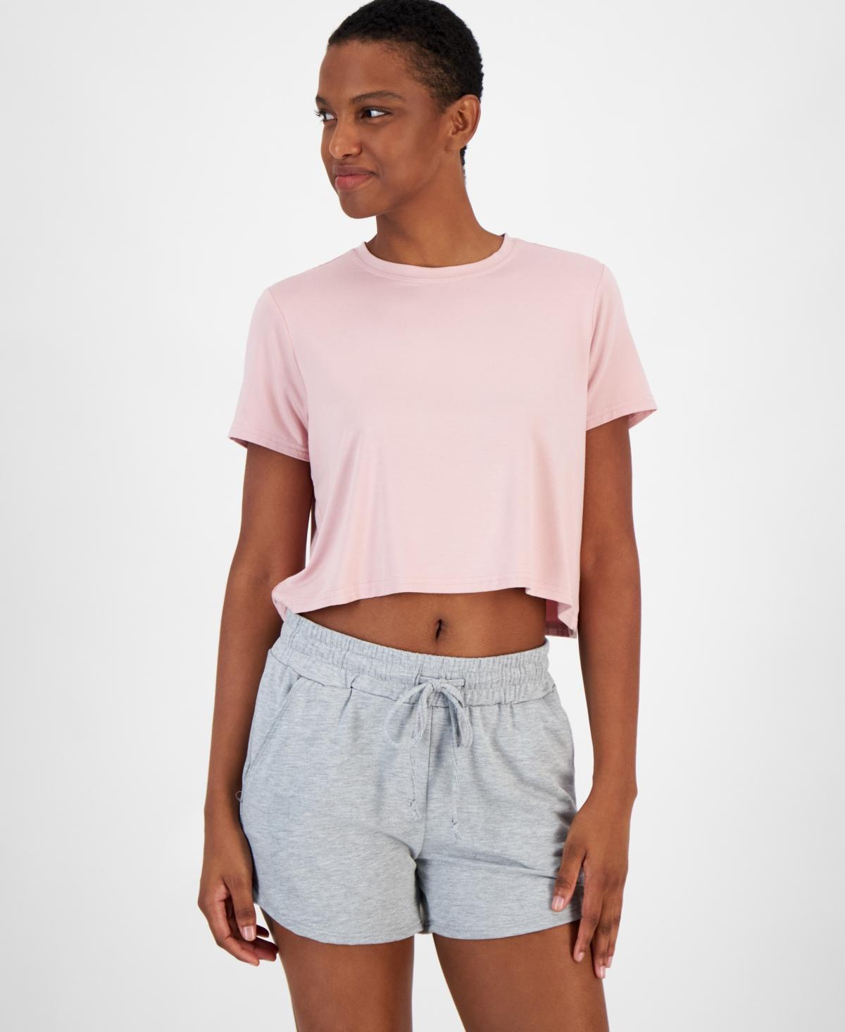 Id Ideology Womens Boxy Short-Sleeve T-Shirt, Created for Macys Product Image