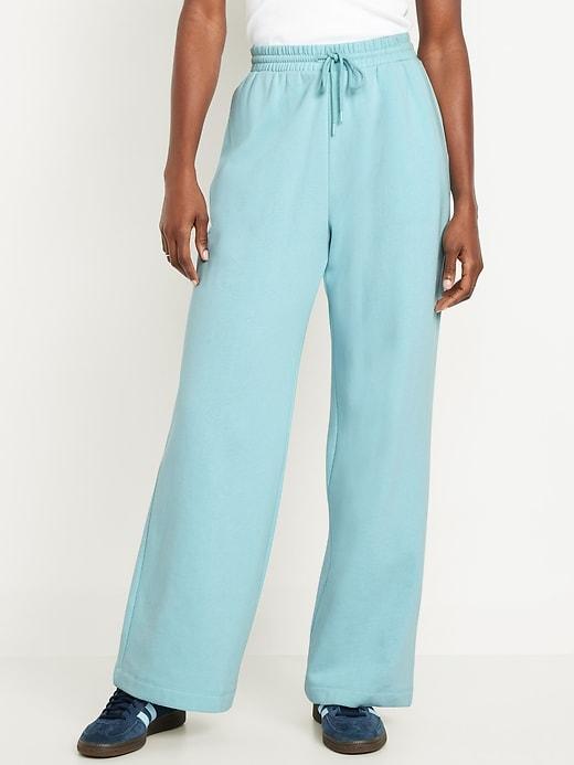 Extra High-Waisted SoComfy Wide-Leg Sweatpants Product Image