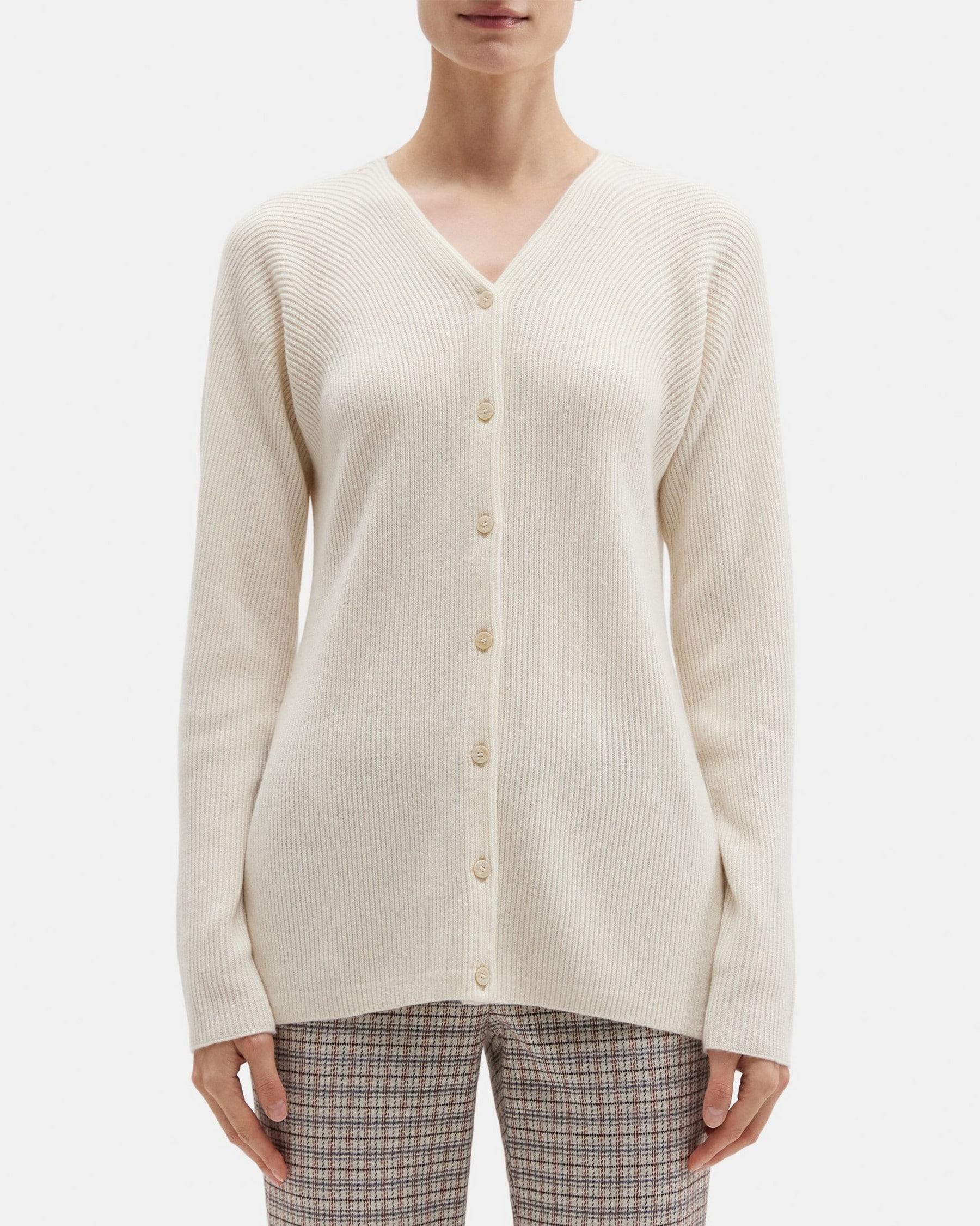 Slim Cardigan in Wool-Cashmere Product Image