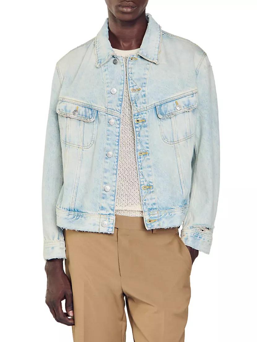 Faded Denim Jacket Product Image