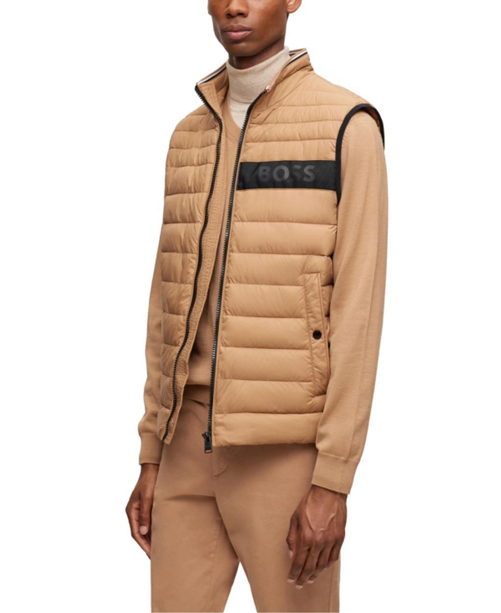 Boss by Hugo Boss Mens Water-Repellent Padded Gilet Vest Product Image