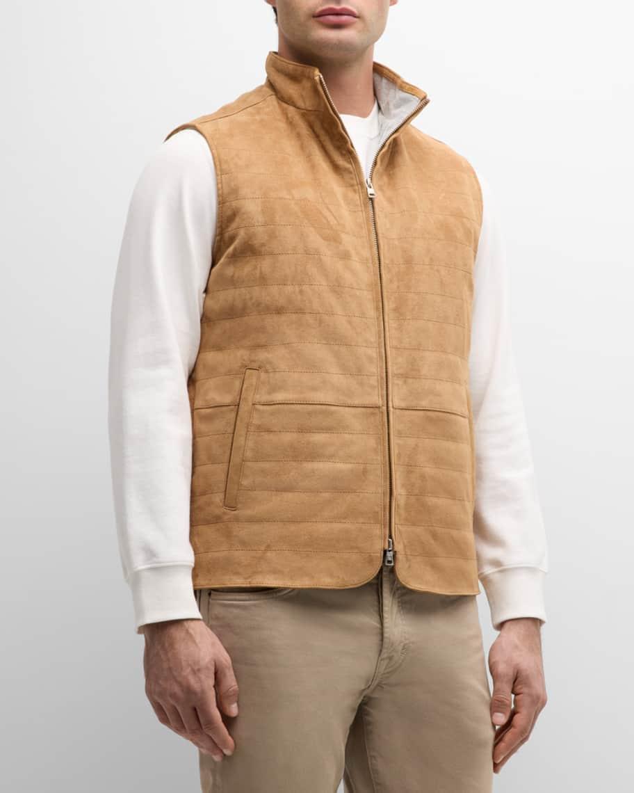 Men's Vista Suede Vest Product Image