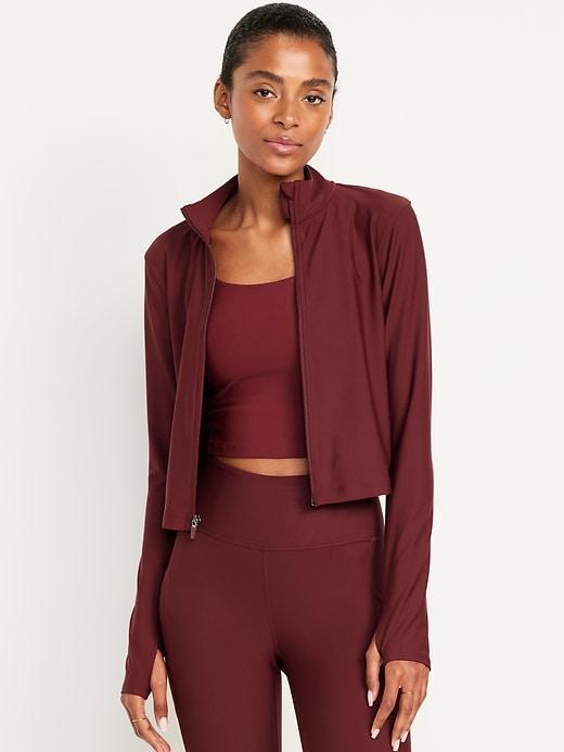 PowerSoft Crop Full Zip Product Image