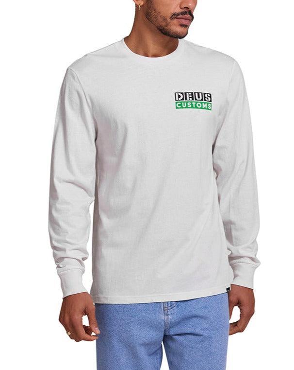 Tictac Long Sleeve Tee - Vintage White Product Image