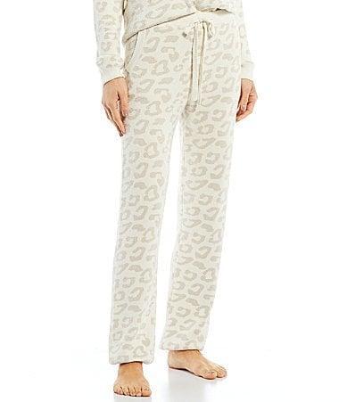 Barefoot Dreams Leopard Jacquard Family Matching Coordinating Ankle Length Track Pants Product Image