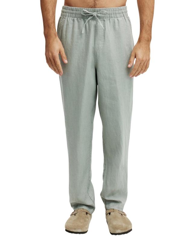 Cotton On Mens Linen Drawstring Pants Product Image