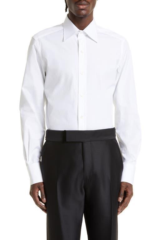 TOM FORD Slim Fit Poplin Button-Up Shirt Product Image