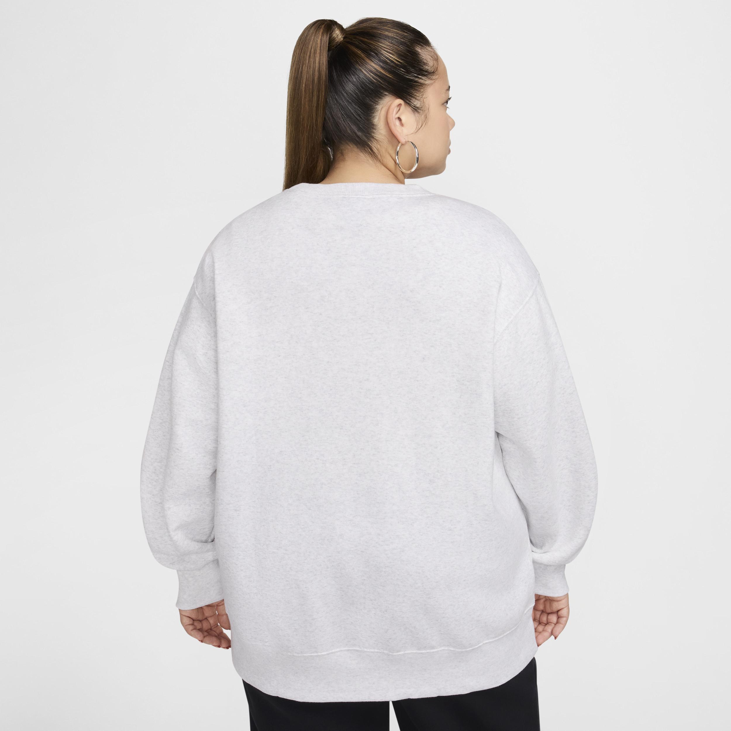 Nike Sportswear Phoenix Fleece Women's Oversized Crew-Neck Sweatshirt (Plus Size) Product Image