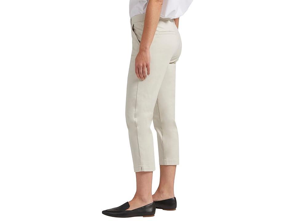 Jag Jeans Maddie Mid-Rise Capris (Stone) Women's Casual Pants Product Image