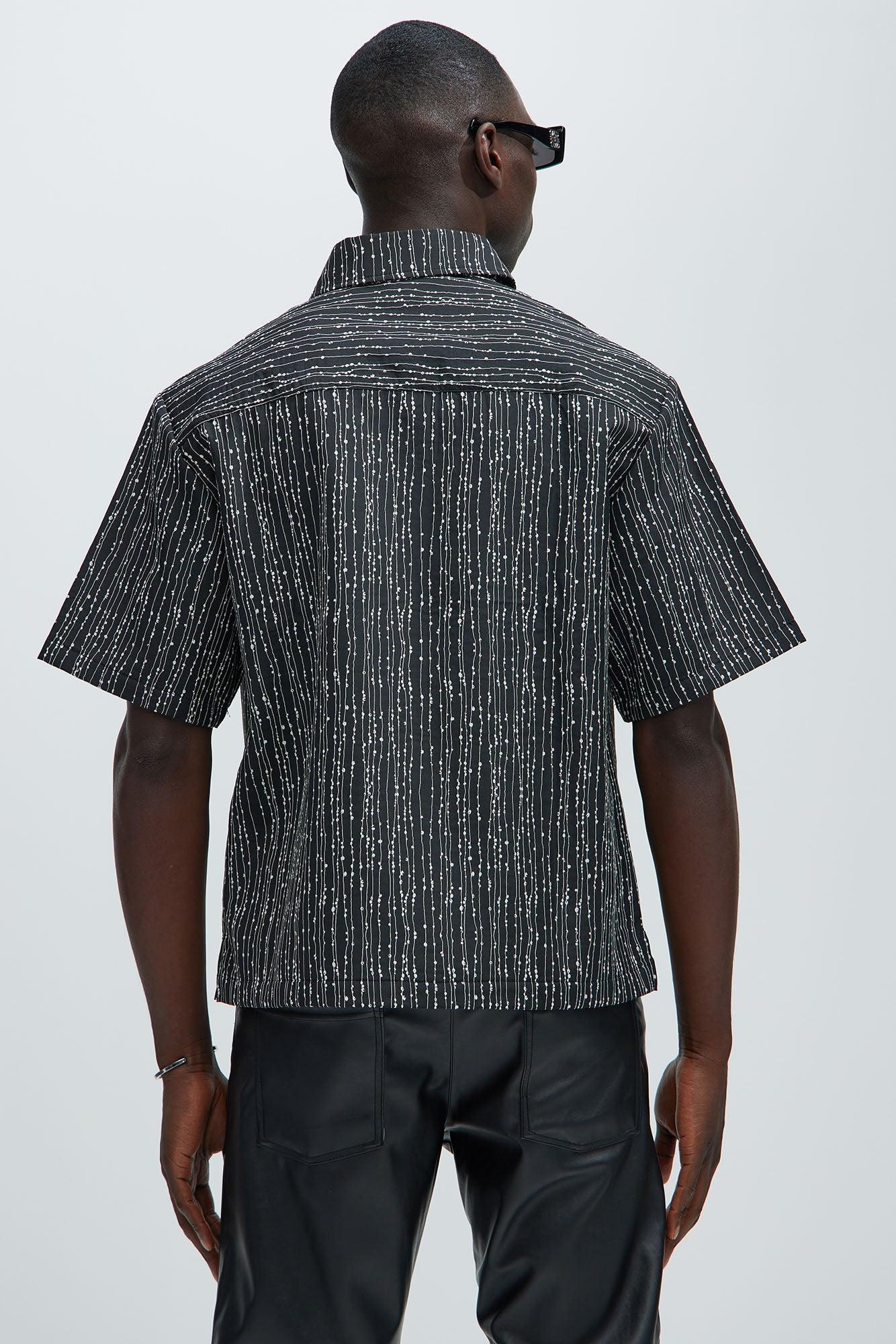 Dunlap Jacquard Shirt - Black Product Image