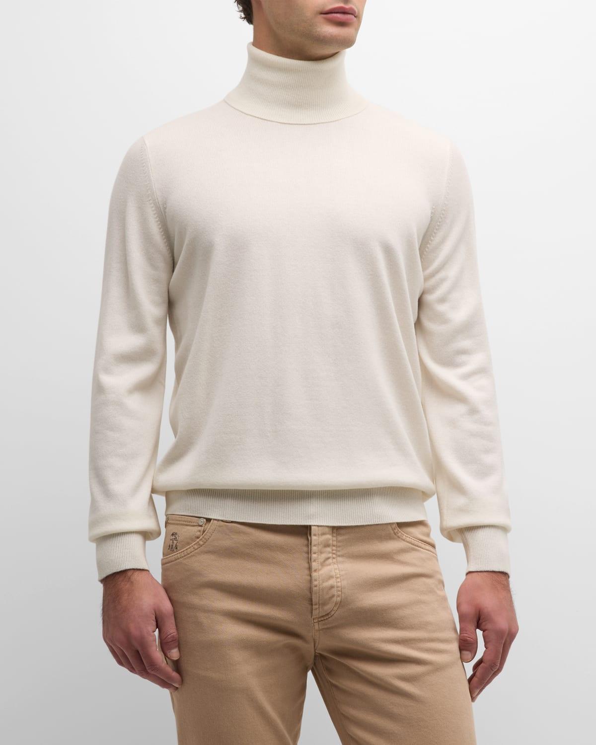 Mens Cashmere Turtleneck Sweater Product Image