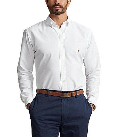 Polo Ralph Lauren Mens Big & Tall Performance Oxford Shirt Product Image