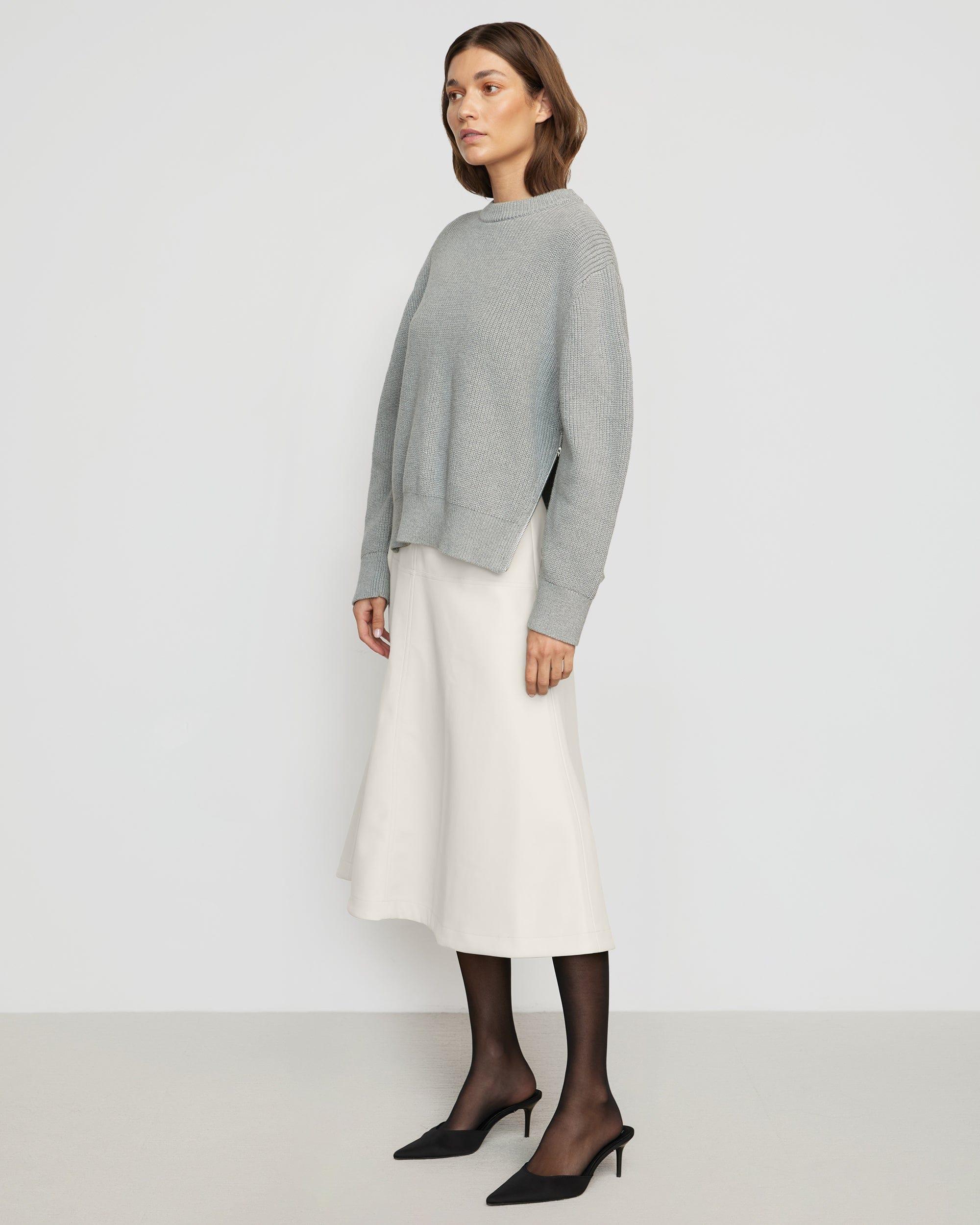 Tate Organic Cotton Side-Zip Sweater Product Image