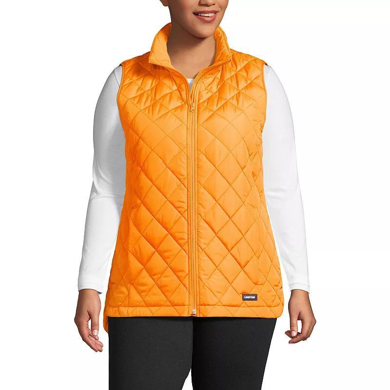 Plus Size Lands End Insulated Vest, Womens Red Product Image