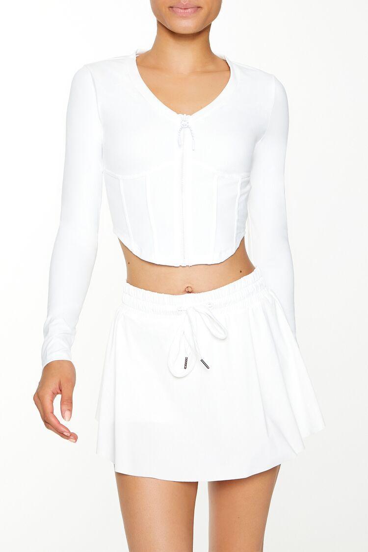 Active Cropped Zip-Up Jacket | Forever 21 Product Image