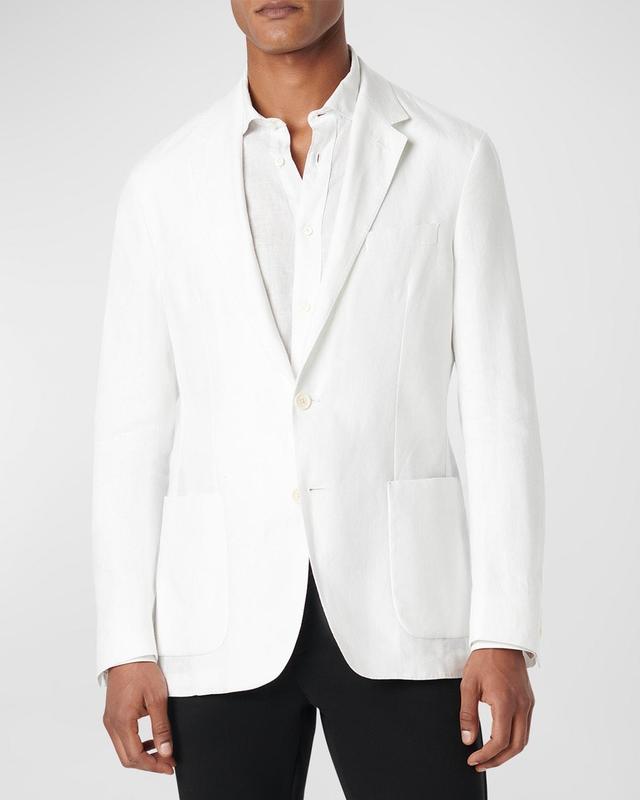 Mens 2-Button Linen Blazer Product Image