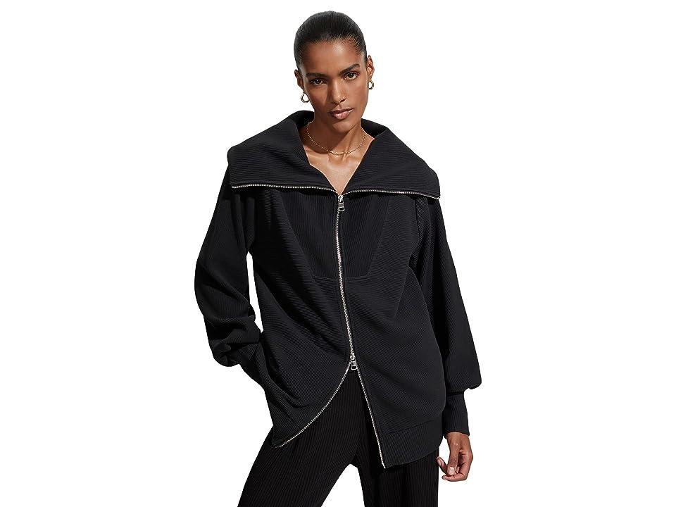 Varley Ells Zip Through Jacket By Varley in Black Size L Product Image