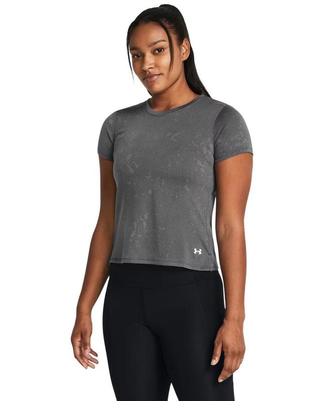 Women's UA Launch Splatter Short Sleeve Product Image