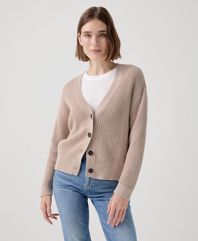 Womens Luxe Knit Cropped Cardigan S Product Image