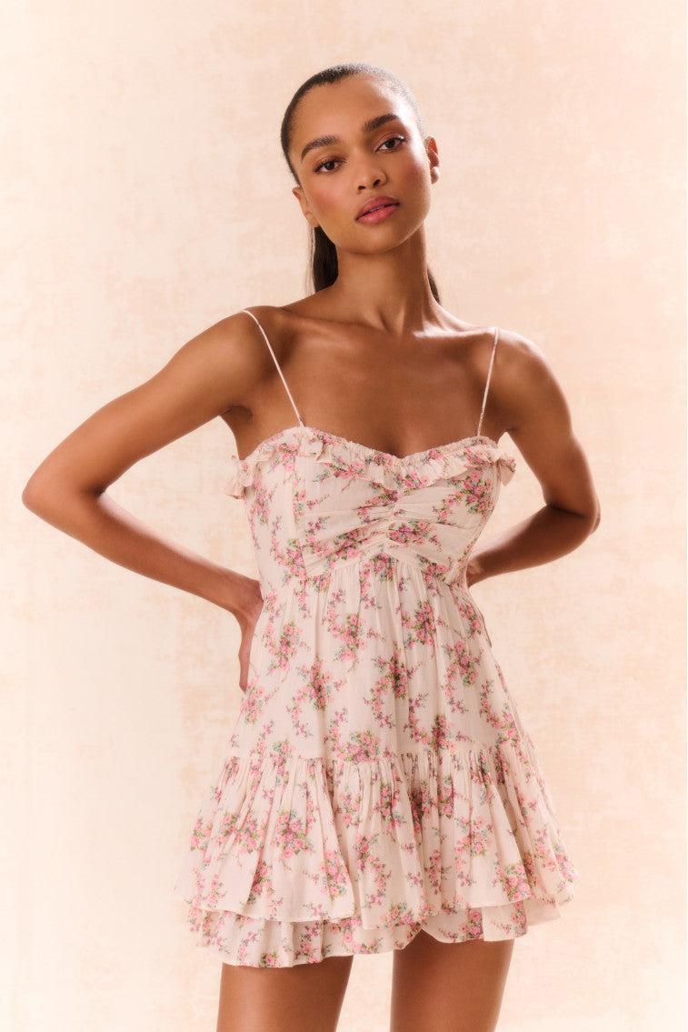 Linny Floral Mini Dress Product Image