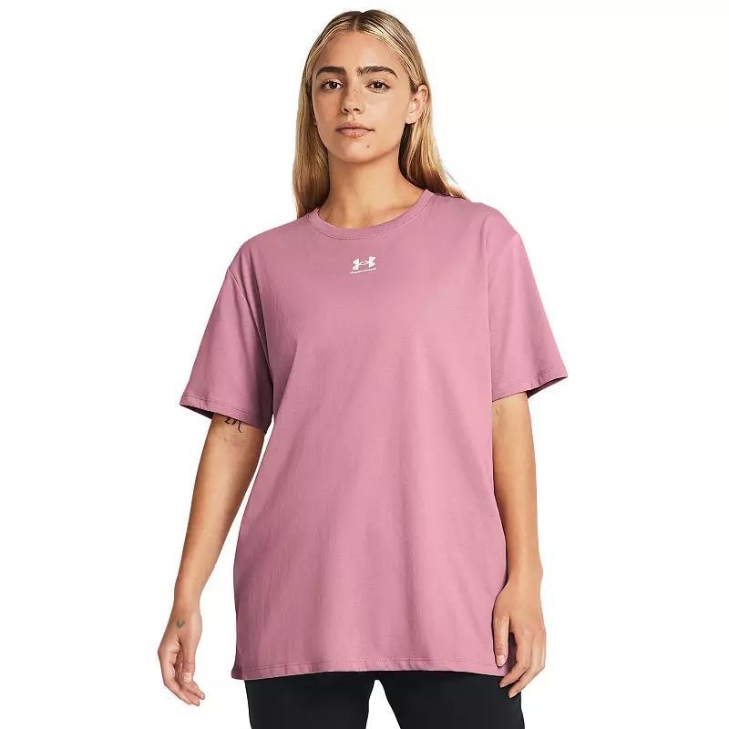 Womens Under Armour Rival OS Short Sleeve Tee Product Image