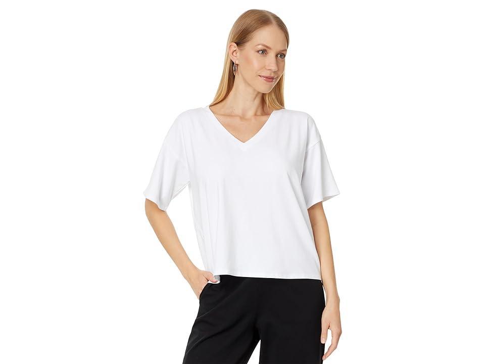 Eileen Fisher V Neck Boxy Short Sleeve Tee Women's Clothing product image