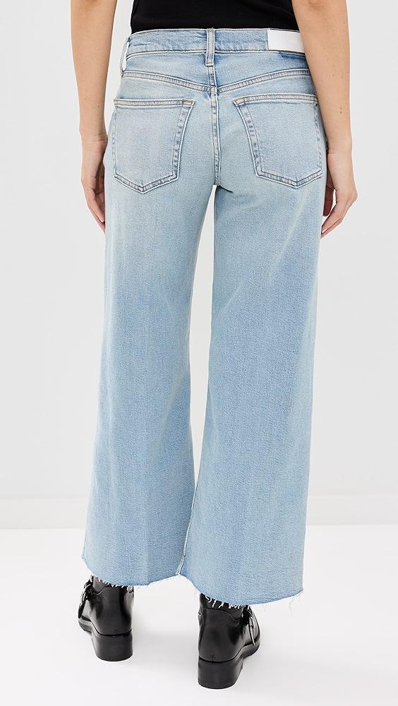 RE/DONE Mid Rise Wide Leg Crop Jeans | Shopbop Product Image