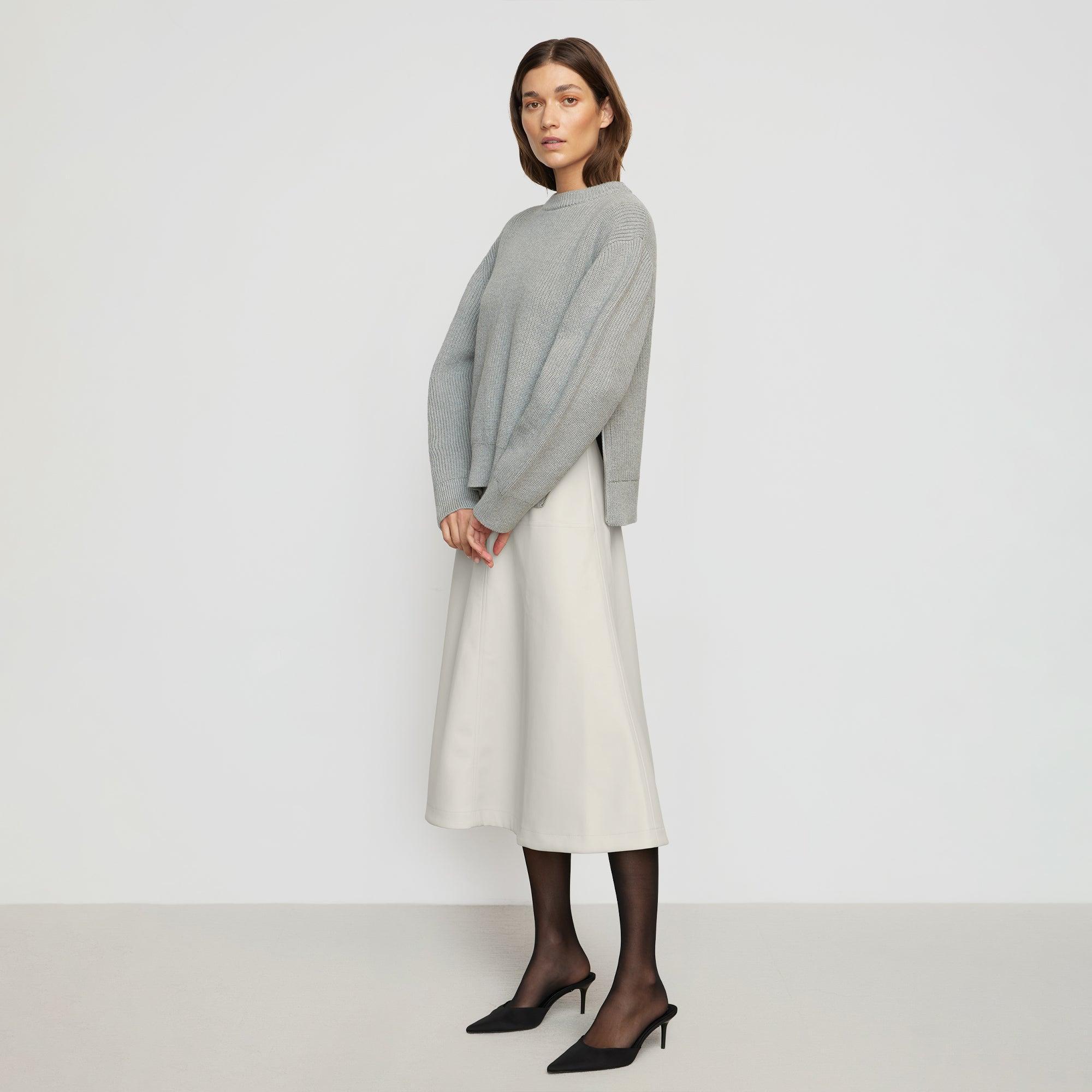 Tate Organic Cotton Side-Zip Sweater Product Image