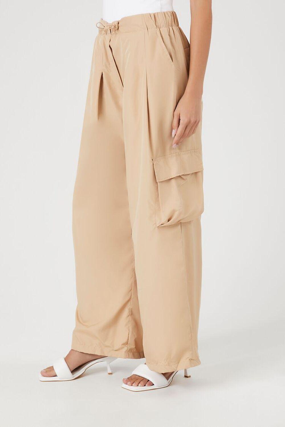 Toggle Drawstring Wide-Leg Pants | Forever 21 Product Image