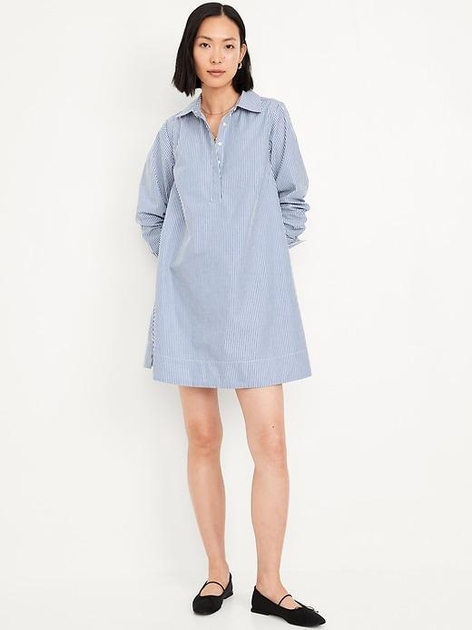 Loose Mini Shirt Dress Product Image