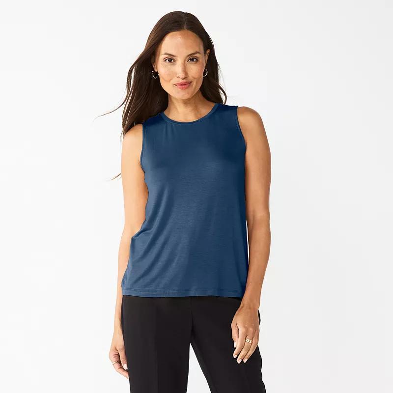 Nine West Essential Easy High-Neck Tank Top, Womens Product Image