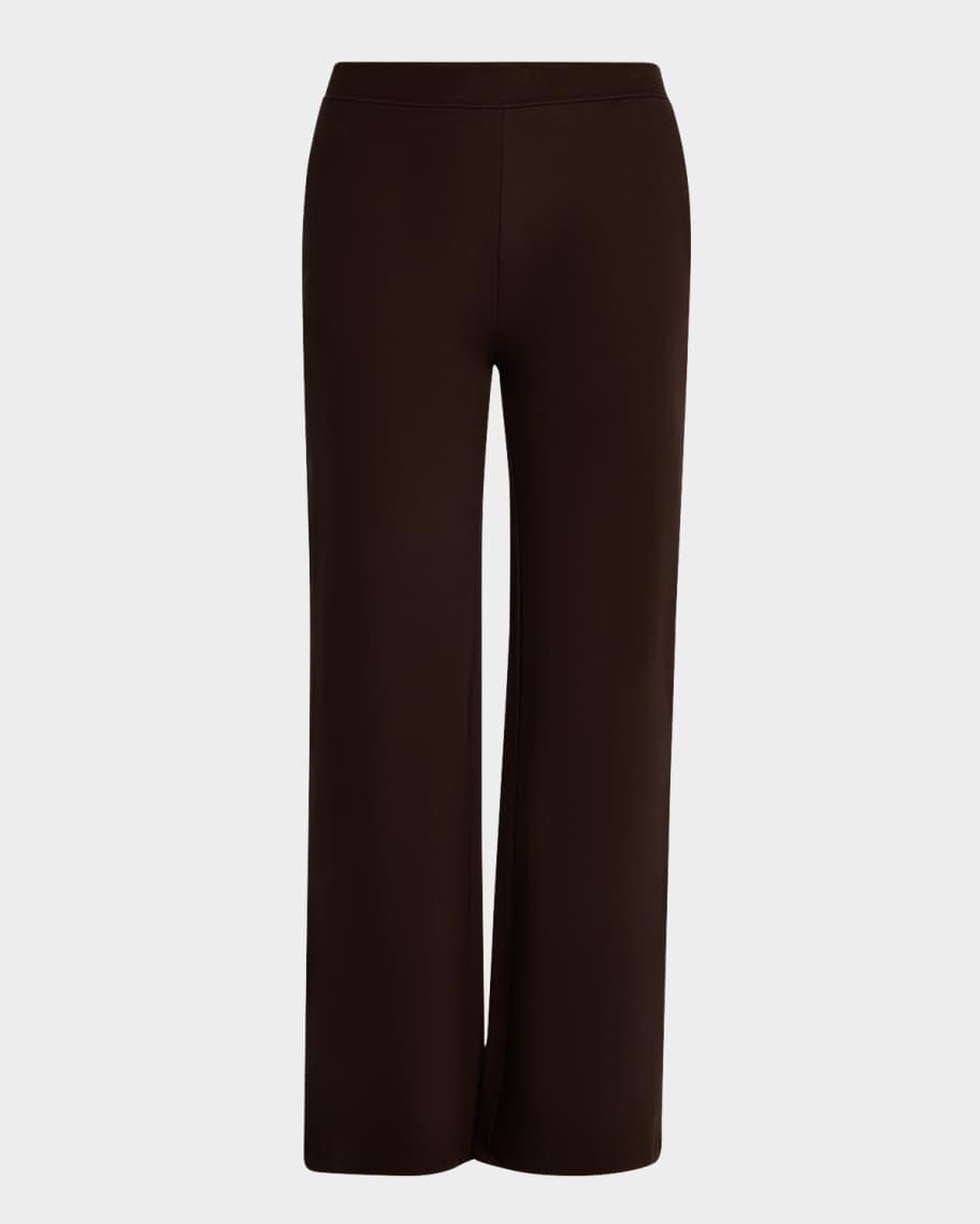 Wide-Leg French Terry Pants Product Image