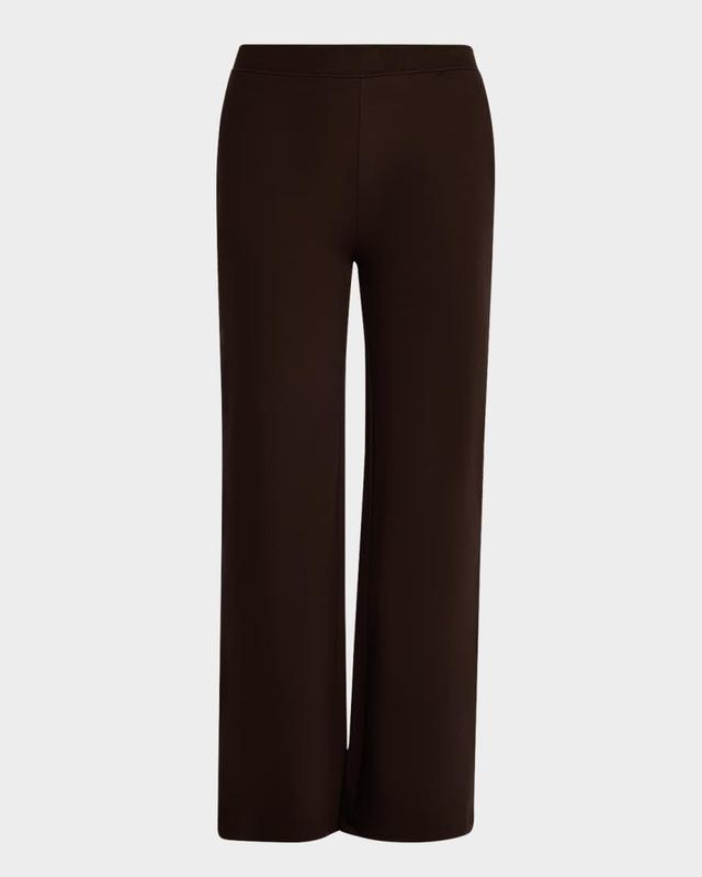 Wide-Leg French Terry Pants Product Image