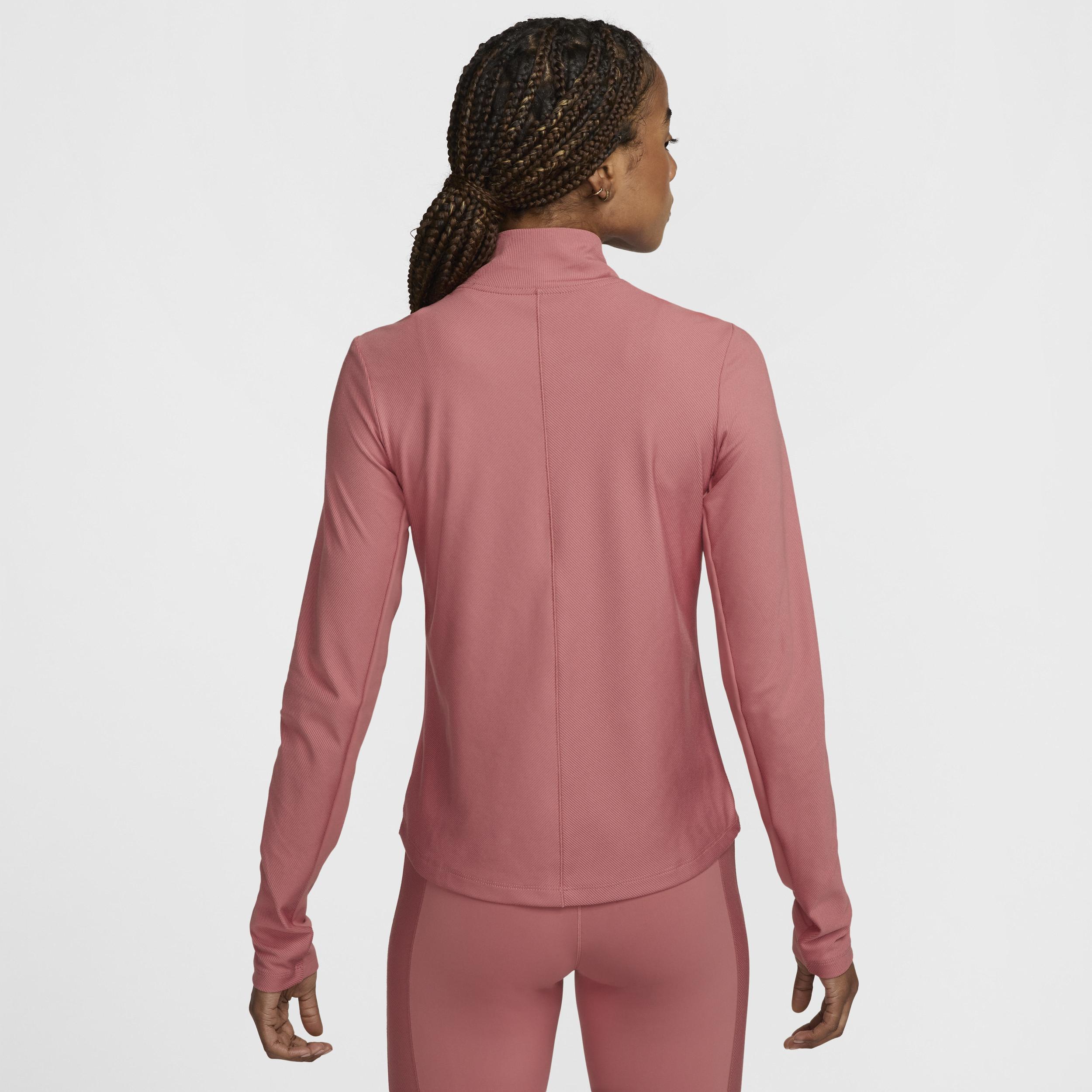 Nike One Rib Women's Dri-FIT Full-Zip Mid Layer Product Image