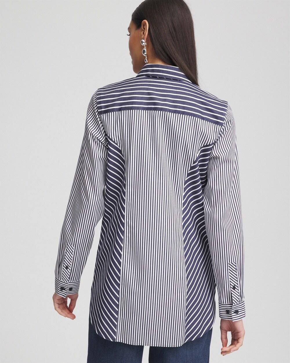 No Iron® Mixed Stripes Tunic Product Image