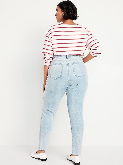 High-Waisted Vintage Slim Jeans Product Image