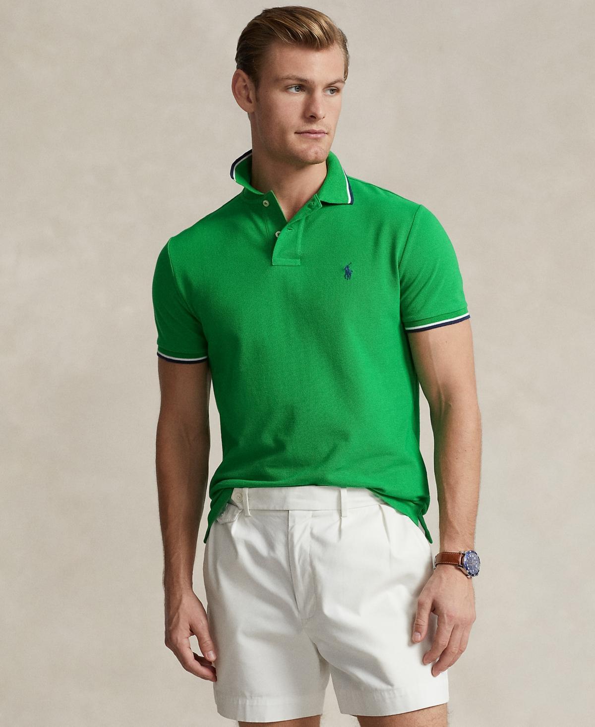 Polo Ralph Lauren Mens Classic-Fit Mesh Polo Shirt Product Image