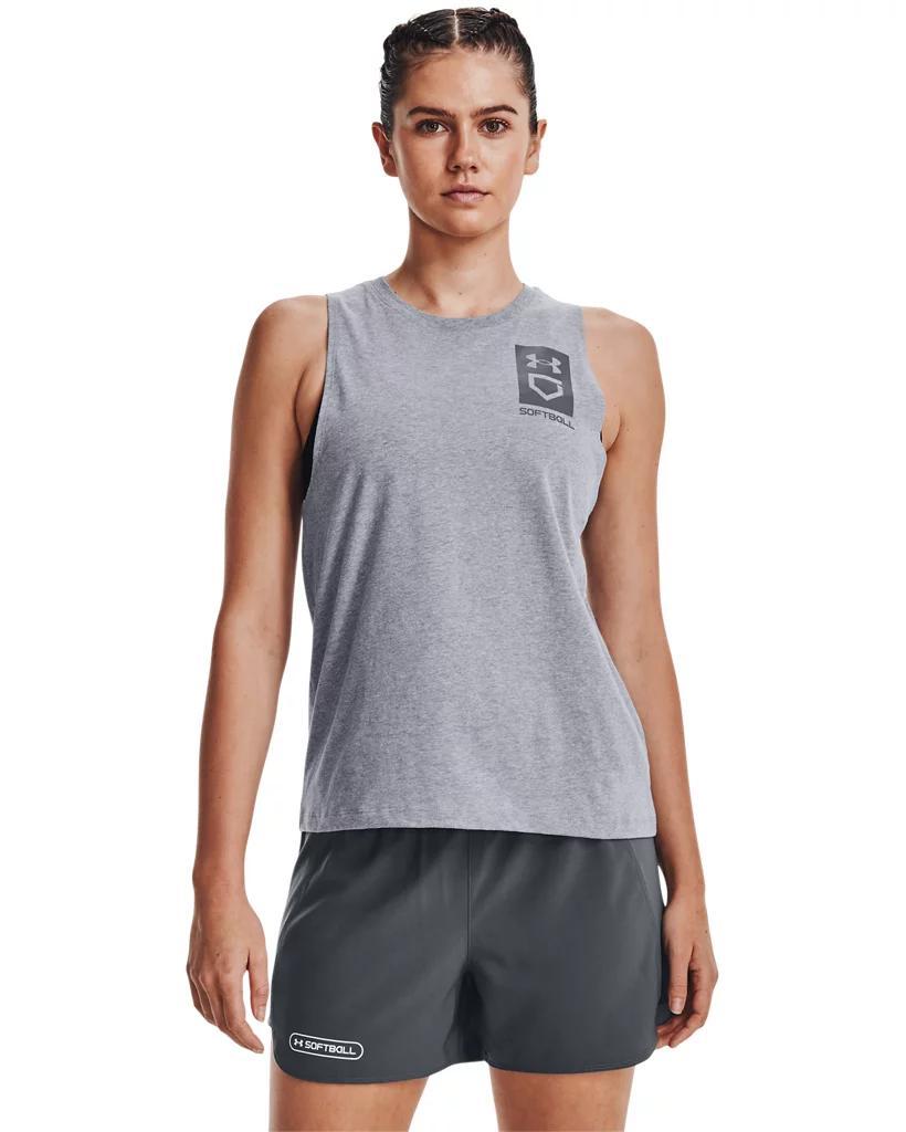 Women's UA Softball Box Logo Tank Product Image